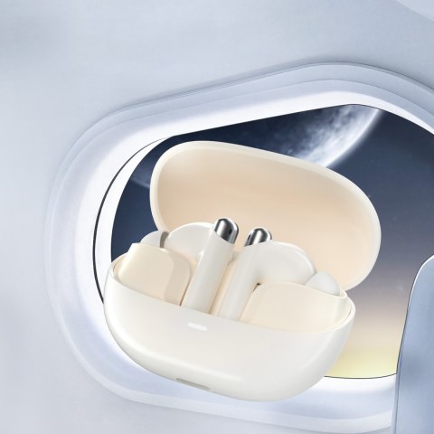 Słuchawki Sounfii R4 bezprzewodowe Bluetooth 5.3 ENC - białe Słuchawki Sounfii R4 bezprzewodowe Bluetooth 5.3 ENC - białe