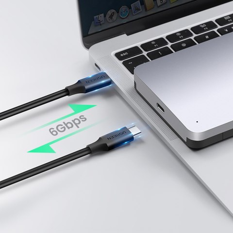 Kieszeń na dysk twardy 2.5'' SATA 3.0 6Gbps + kabel USB-C 0.5m - srebrny Kieszeń na dysk twardy 2.5'' SATA 3.0 6Gbps + kabel USB-C 0.5m - srebrny