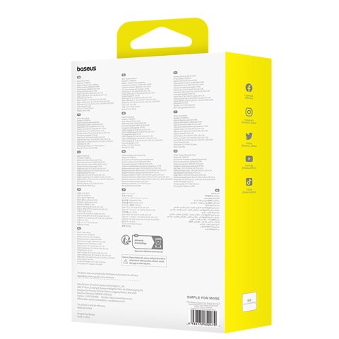 Power bank 10000mAh Qpow Pro+ 22.5W USB-C - niebieski Power bank 10000mAh Qpow Pro+ 22.5W USB-C - niebieski