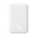 Powerbank 6000mAh Magnetic Mini Air 20W z kablem USB-C - biały