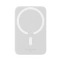 Powerbank 6000mAh Magnetic Mini Air 20W z kablem USB-C - biały