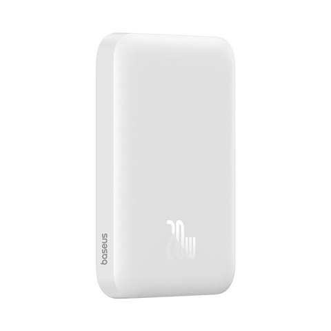 Powerbank 6000mAh Magnetic Mini Air 20W z kablem USB-C - biały Powerbank 6000mAh Magnetic Mini Air 20W z kablem USB-C - biały