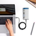 Kabel przewód Superior Series USB-A - USB-C 100W do Huawei Honor 1.5m - czarny