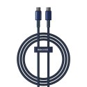 Kabel przewód Tungsten Gold USB-C - USB-C 100W 1m - granatowy