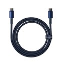 Kabel przewód Tungsten Gold USB-C - USB-C 100W 1m - granatowy