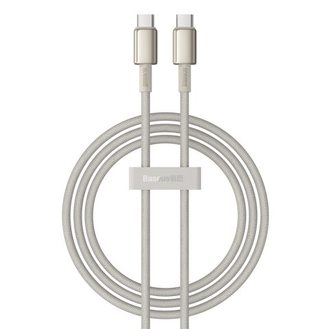 Kabel przewód Tungsten Gold USB-C - USB-C 100W 1m - złoty Kabel przewód Tungsten Gold USB-C - USB-C 100W 1m - złoty