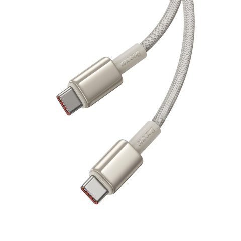 Kabel przewód Tungsten Gold USB-C - USB-C 100W 1m - złoty Kabel przewód Tungsten Gold USB-C - USB-C 100W 1m - złoty