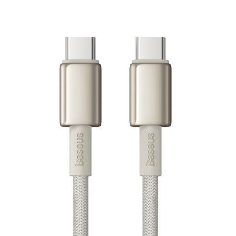 Kabel przewód Tungsten Gold USB-C - USB-C 100W 1m - złoty Kabel przewód Tungsten Gold USB-C - USB-C 100W 1m - złoty