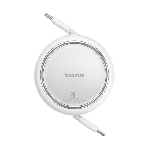 Kabel przewód zwijany Free2Pull USB-C - iPhone Lightning 20W 1m - biały Kabel przewód zwijany Free2Pull USB-C - iPhone Lightning 20W 1m - biały