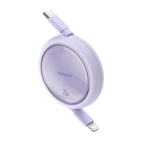 Kabel przewód zwijany Free2Pull USB-C - iPhone Lightning 20W 1m - fioletowy Kabel przewód zwijany Free2Pull USB-C - iPhone Lightning 20W 1m - fioletowy