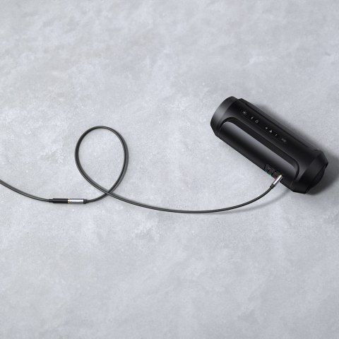 Kabel przedłużacz audio mini jack 3.5mm 5m - srebrny Kabel przedłużacz audio mini jack 3.5mm 5m - srebrny