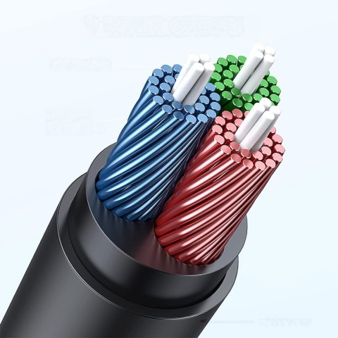 Kabel przedłużacz audio mini jack 3.5mm 5m - srebrny Kabel przedłużacz audio mini jack 3.5mm 5m - srebrny