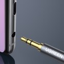 Kabel przedłużacz audio mini jack 3.5mm 5m - srebrny