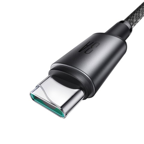Kabel przewód USB-A - USB-C z organizerem uchwytem magnetycznym 1.2m - szary Kabel przewód USB-A - USB-C z organizerem uchwytem magnetycznym 1.2m - szary