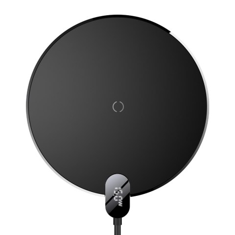 Ładowarka indukcyjna Digital LED Display Gen 2 15W USB-C - czarna Ładowarka indukcyjna Digital LED Display Gen 2 15W USB-C - czarna