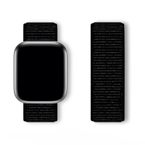 Pasek Sport Loop do Apple Watch 42/44/45/46/49 - czarny Pasek Sport Loop do Apple Watch 42/44/45/46/49 - czarny