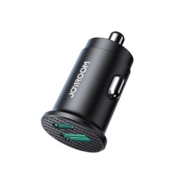 Ładowarka samochodowa Mini 15W USB-A USB-C - czarna