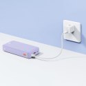 Powerbank 20000mAh Airpow Fast Charge 20W z kablem USB USB-C 50cm - fioletowy