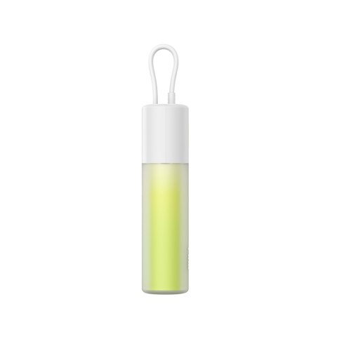 Powerbank Popsicle 5200mAh 20W z kablem Lightning 60W/20V/3A/30cm - biało-zielony Powerbank Popsicle 5200mAh 20W z kablem Lightning 60W/20V/3A/30cm - biało-zielony