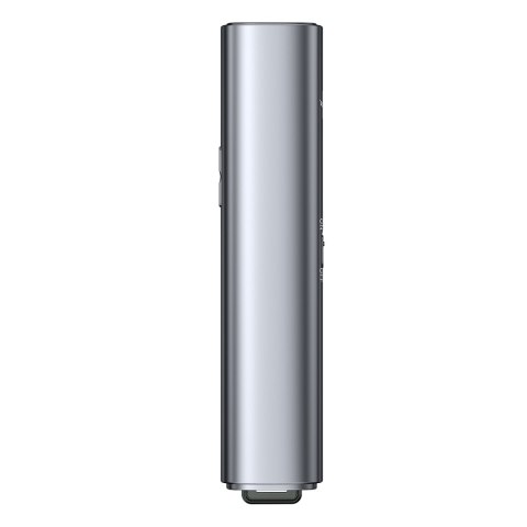 Wskaźnik laserowy z pilotem do prezentacji do 100m WiFi 2.4GHz USB-A/C - szary Wskaźnik laserowy z pilotem do prezentacji do 100m WiFi 2.4GHz USB-A/C - szary