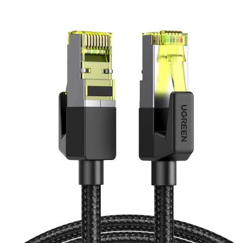 Kabel przewód Ethernet sieciowy RJ45 Cat 7 10Gbps 10m - czarny Kabel przewód Ethernet sieciowy RJ45 Cat 7 10Gbps 10m - czarny
