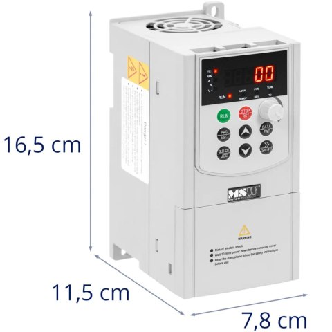 Przetwornica częstotliwości VFD falownik 500 Hz 1500 W 230 V Przetwornica częstotliwości VFD falownik 500 Hz 1500 W 230 V