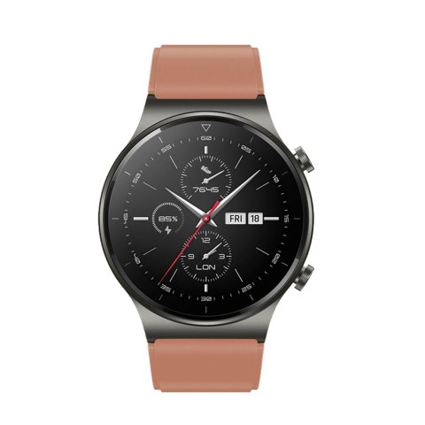 Pasek silikonowy do zegarka Huawei Watch GT 2/3/4/2 Pro/3 Pro/4 Pro/GT 2e 46mm - bordowy Pasek silikonowy do zegarka Huawei Watch GT 2/3/4/2 Pro/3 Pro/4 Pro/GT 2e 46mm - bordowy