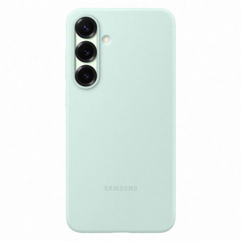 Etui plecki silikonowe Samsung Silicone Case do Samsung Galaxy S25+ - miętowe