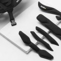 Kask rowerowy z szybką odpinanymi okularami z filtrem UV unisex - zielony