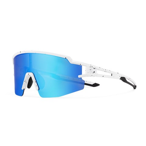 Okulary rowerowe polaryzacyjne dla dzieci z filtrem UV - biało niebieskie Okulary rowerowe polaryzacyjne dla dzieci z filtrem UV - biało niebieskie