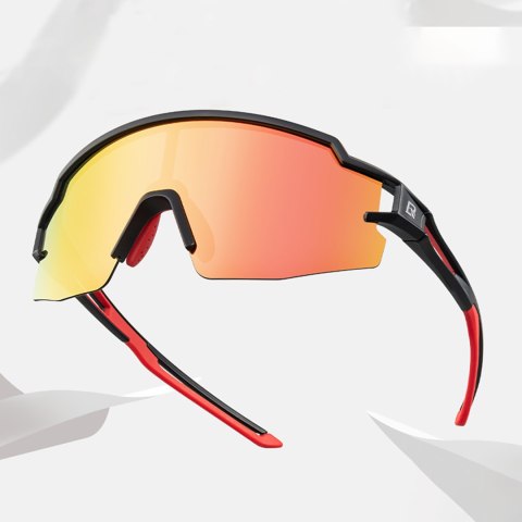 Okulary rowerowe polaryzacyjne dla dzieci z filtrem UV - biało niebieskie Okulary rowerowe polaryzacyjne dla dzieci z filtrem UV - biało niebieskie