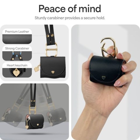 Etui na słuchawki AirPods 4 Cyrill Mini Bag - czarny Etui na słuchawki AirPods 4 Cyrill Mini Bag - czarny