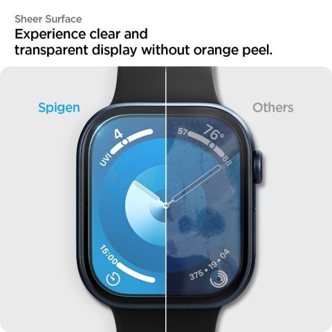 Szkło hybrydowe na Apple Watch 10 46 mm przezroczyste - 2 szt. Szkło hybrydowe na Apple Watch 10 46 mm przezroczyste - 2 szt.