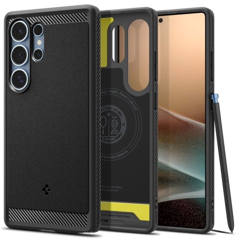 Etui case na Samsung Galaxy S25 Ultra Rugged Armor Mag - czarne Etui case na Samsung Galaxy S25 Ultra Rugged Armor Mag - czarne