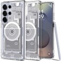 Etui pokrowiec Ultra Hybrid Mag na Samsung Galaxy S25 Ultra Zero One - białe