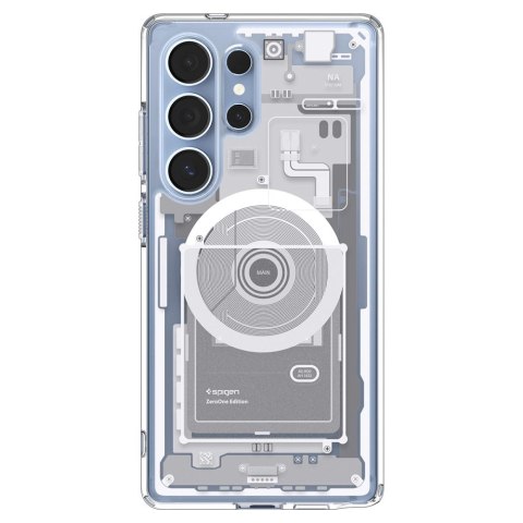 Etui pokrowiec Ultra Hybrid Mag na Samsung Galaxy S25 Ultra Zero One - białe Etui pokrowiec Ultra Hybrid Mag na Samsung Galaxy S25 Ultra Zero One - białe