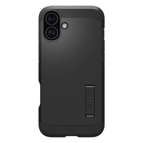 Etui Tough Armor MagSafe z podstawką na iPhone 16 - czarne Etui Tough Armor MagSafe z podstawką na iPhone 16 - czarne