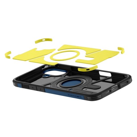 Etui Tough Armor MagSafe z podstawką na iPhone 16 - niebieskie Etui Tough Armor MagSafe z podstawką na iPhone 16 - niebieskie