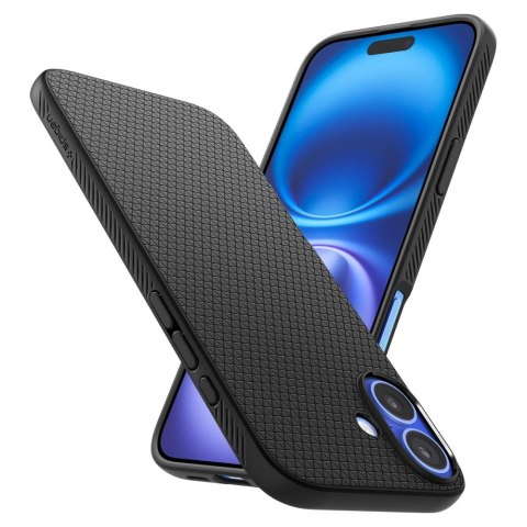 Etui ochronne na iPhone 16 Plus Liquid Air - czarne Etui ochronne na iPhone 16 Plus Liquid Air - czarne