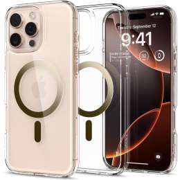 Etui ochronne na iPhone 16 Pro Ultra Hybrid Mag z MagSafe - przezroczyste złote