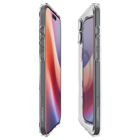 Etui ochronne na iPhone 16 Ultra Hybrid MagSafe Carbon Fiber - przezroczysto szare Etui ochronne na iPhone 16 Ultra Hybrid MagSafe Carbon Fiber - przezroczysto szare