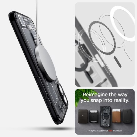 Etui ochronne na iPhone 16 Ultra Hybrid MagSafe Zero One - ciemnoszare Etui ochronne na iPhone 16 Ultra Hybrid MagSafe Zero One - ciemnoszare