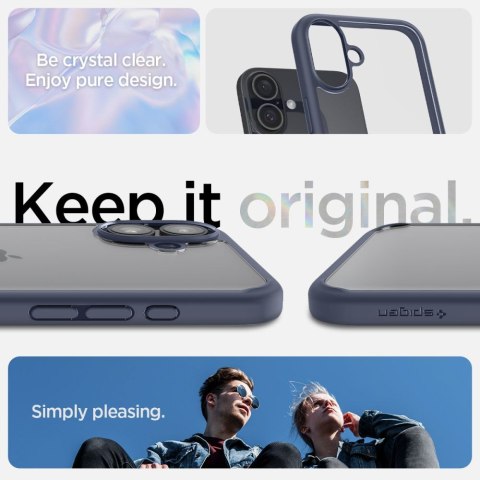 Etui ochronne na iPhone 16 Ultra Hybrid - przezroczysto niebieskie Etui ochronne na iPhone 16 Ultra Hybrid - przezroczysto niebieskie
