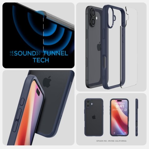 Etui ochronne na iPhone 16 Ultra Hybrid - przezroczysto niebieskie Etui ochronne na iPhone 16 Ultra Hybrid - przezroczysto niebieskie