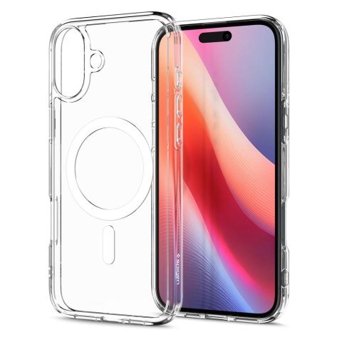 Etui plecki na iPhone 16 Plus Ultra Hybrid Mag z MagSafe - przezroczyste białe Etui plecki na iPhone 16 Plus Ultra Hybrid Mag z MagSafe - przezroczyste białe