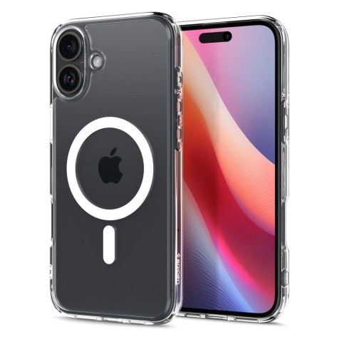 Etui plecki na iPhone 16 Plus Ultra Hybrid Mag z MagSafe - przezroczyste białe Etui plecki na iPhone 16 Plus Ultra Hybrid Mag z MagSafe - przezroczyste białe