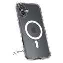 Etui plecki na iPhone 16 Plus Ultra Hybrid Mag z MagSafe - przezroczyste białe