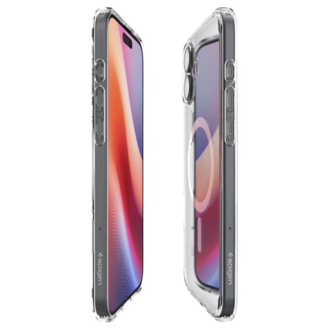 Etui plecki na iPhone 16 Plus Ultra Hybrid Mag z MagSafe - przezroczyste białe Etui plecki na iPhone 16 Plus Ultra Hybrid Mag z MagSafe - przezroczyste białe