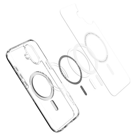 Etui plecki na iPhone 16 Plus Ultra Hybrid Mag z MagSafe - przezroczyste białe Etui plecki na iPhone 16 Plus Ultra Hybrid Mag z MagSafe - przezroczyste białe