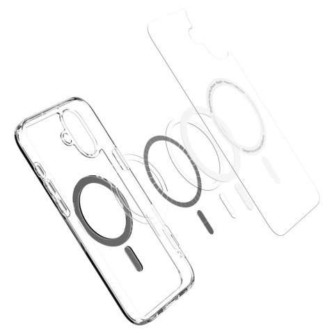 Etui plecki na iPhone 16 Plus Ultra Hybrid Mag z MagSafe - przezroczyste czarne Etui plecki na iPhone 16 Plus Ultra Hybrid Mag z MagSafe - przezroczyste czarne